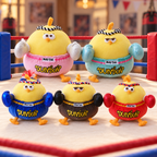 Metaverse Muay Thai Boxer Dundun Chicken Soft Plush (Multiple Colours)