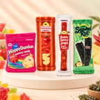 (RARE FIND) Dundun Chicken Snack Bag Mini Keychains - Potato Chips, Spicy Strips, Gummy Candy, Seaweed Roll