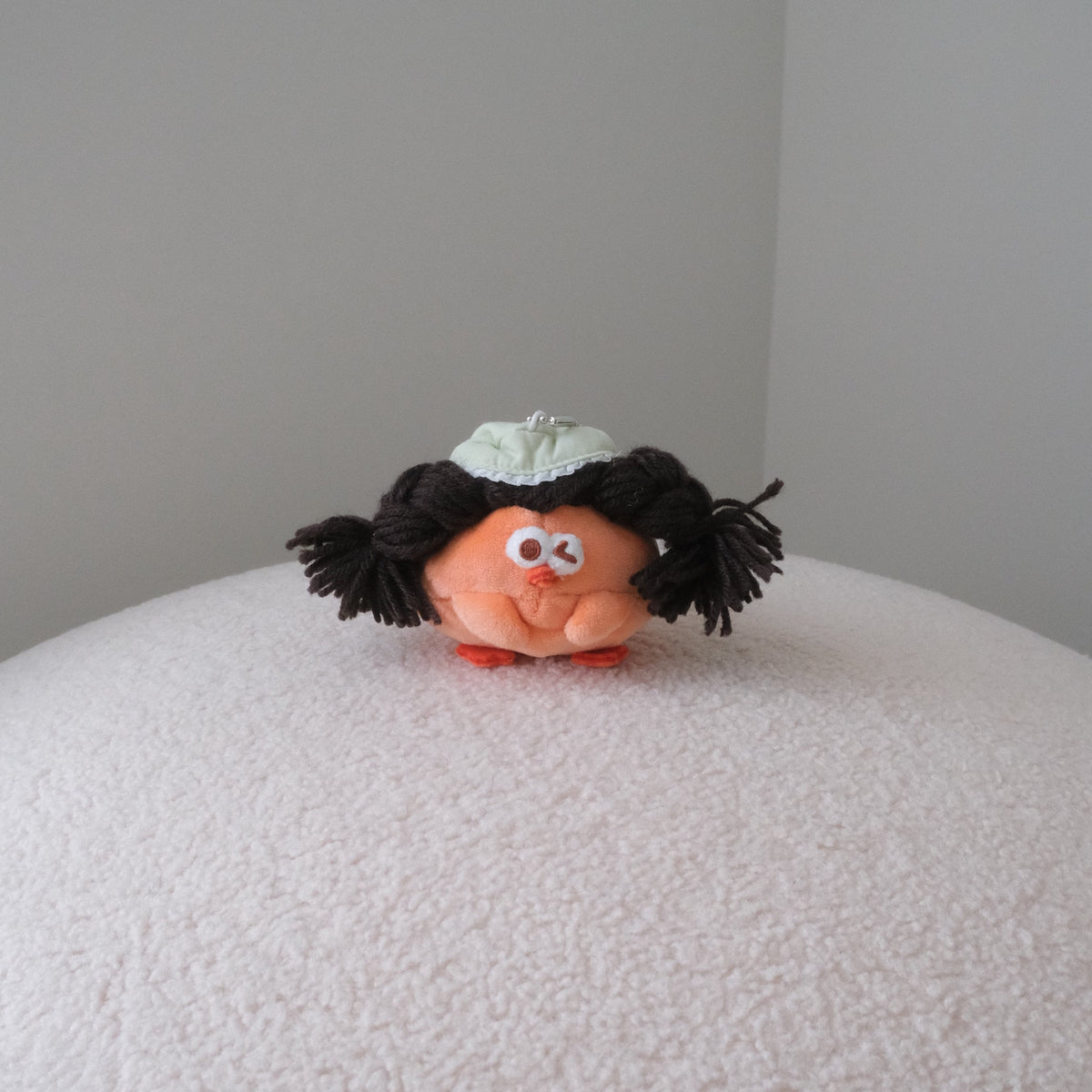 (NEW) Dundun Chicken Sweet Spot Bakery Series Soft Plush Keychains (Set of 3)