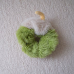 (NEW) Coconut Dundun Chicken Soft & Fluffy Scrunchie Hair Tie