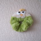 (NEW) Coconut Dundun Chicken Soft & Fluffy Scrunchie Hair Tie