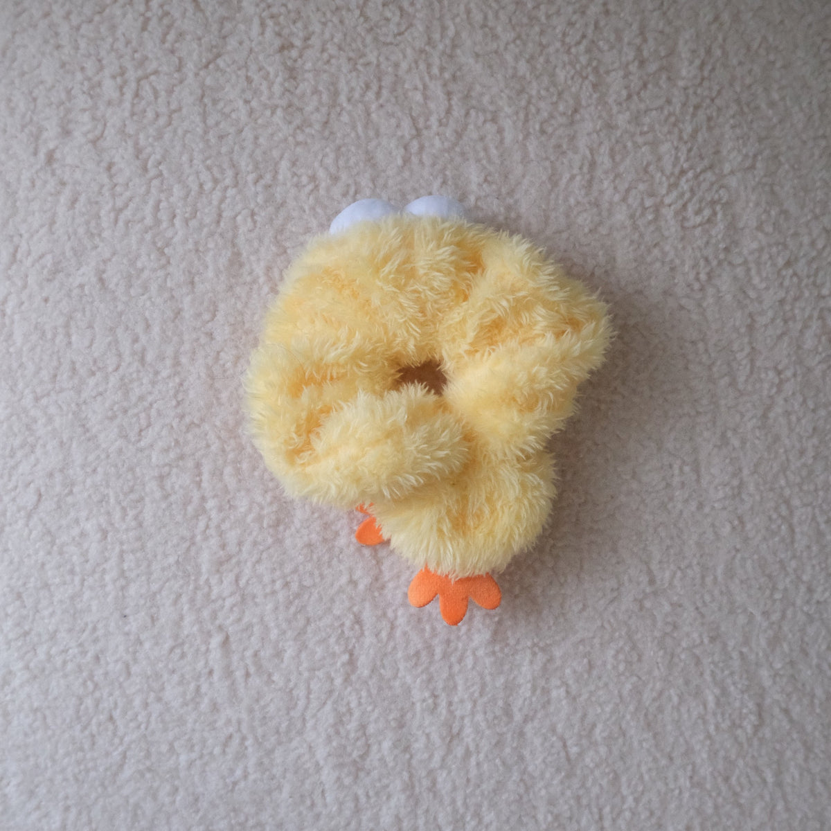 Dundun Chicken Soft & Fluffy Scrunchie Hair Tie