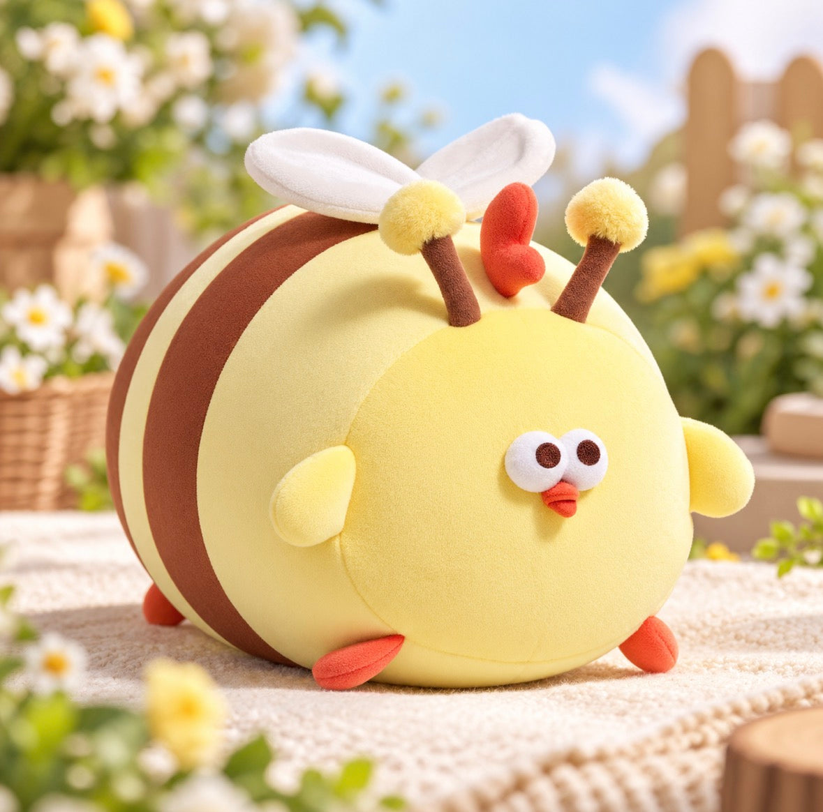 (NEW & LIMITED) Dundun Chicken Bee Soft Plush